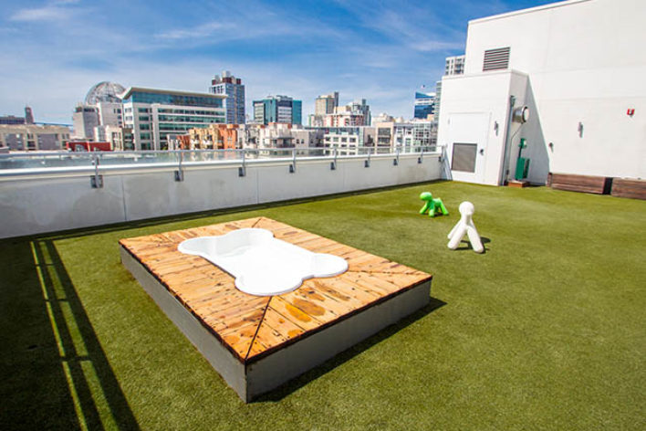 SYNLawn Billings artificial grass for Roof top applications