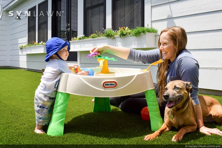 SYNLawn Billings MT pets artificial grass safe for family dogs and kids