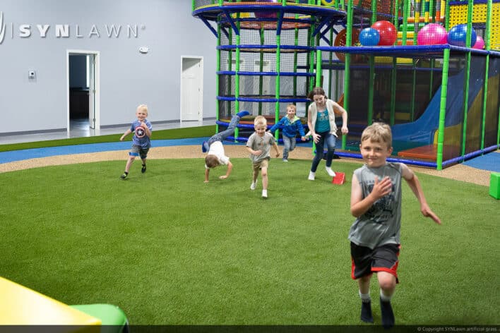SYNLawn Billings MT play run wild indoor playground grass